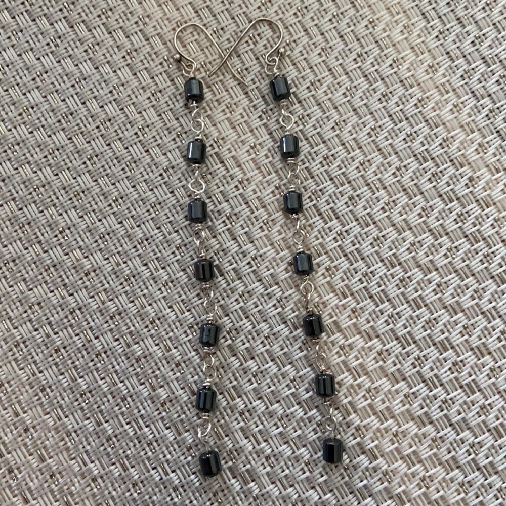Hematite earrings 🆕
